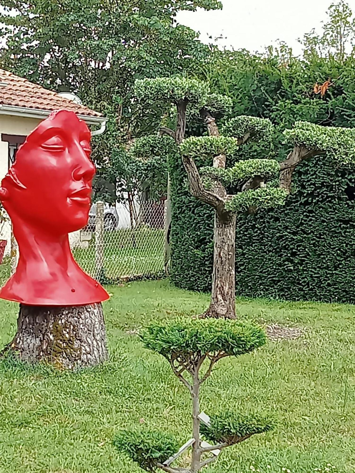 Une Pause Quelque Part Au Jardin Des Erables Et Des Niwakis Saint-Medard-de-Guizieres 외부 사진